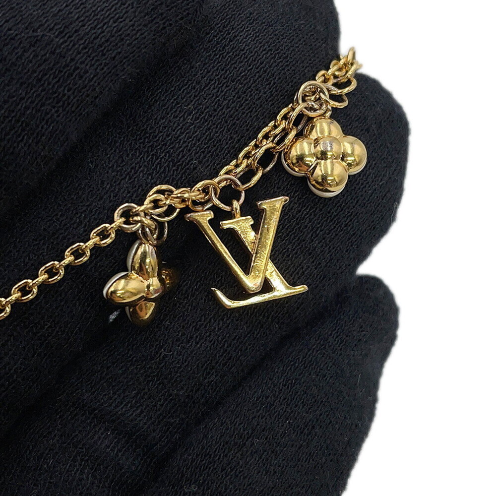 LOUIS VUITTON Gold Charm Bracelet - Picture 9 of 13